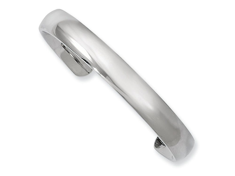 Chisel Stainless Steel Polished Cuff Bangle