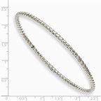Chisel Stainless Steel Textured Bangle
