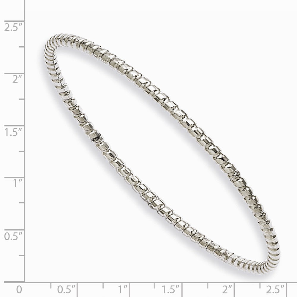 Chisel Stainless Steel Textured Bangle