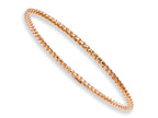 Chisel Stainless Steel Rose Ip-plated Bangle