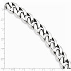 Chisel Stainless Steel Polished Link 8.25in Bracelet