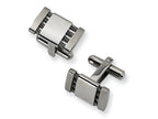 Chisel Stainless Steel Cuff Links