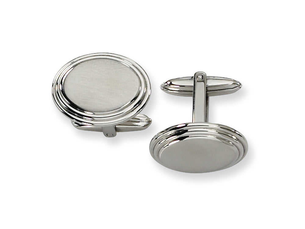 Chisel Stainless Steel Cuff Links