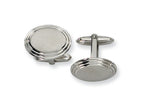 Chisel Stainless Steel Cuff Links