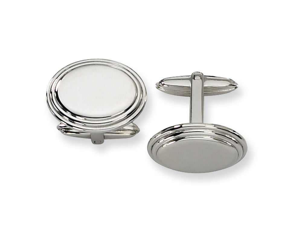 Chisel Stainless Steel Cuff Links