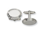 Chisel Stainless Steel Cuff Links
