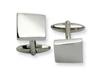 Chisel Stainless Steel Polished Cuff Links