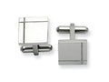 Chisel Stainless Steel Polished Cuff Links