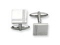 Chisel Stainless Steel Polished Cuff Links