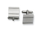 Chisel Stainless Steel Polished Cuff Links