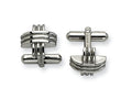 Chisel Stainless Steel Fancy X Cuff Links
