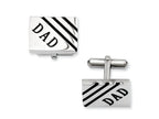 Chisel Stainless Steel Dad Cuff Links