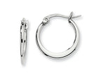 Chisel Stainless Steel 19mm Diameter Hoop Earrings