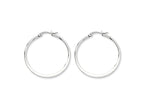 Chisel Stainless Steel 35mm Diameter Hoop Earrings