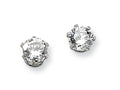 Chisel Stainless Steel 5mm CZ Stud Earrings