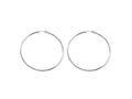 Chisel Stainless Steel Polished 70mm Hoop Earrings