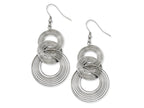 Chisel Stainless Steel Multiple Circle Dangle Earrings