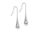 Chisel Stainless Steel Polished Dangle Earrings