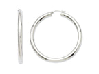 Chisel Stainless Steel Polished Hoop Earrings