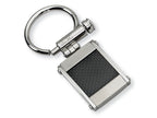 Chisel Stainless Steel Black Carbon Fiber Key Chain