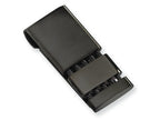 Chisel Stainless Steel Black-plated Money Clip