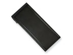 Chisel Stainless Steel Black-plated Money Clip