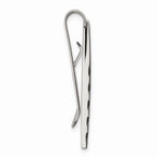 Chisel Stainless Steel Brushed W/rubber Accents Money Clip