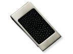 Chisel Stainless Steel Brushed Black Stingray Money Clip