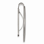 Chisel Stainless Steel Polished Carbon Fiber Money Clip