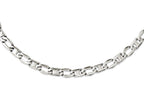 Chisel Stainless Steel Polished Open Links Necklace