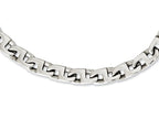 Chisel Stainless Steel Polished Fancy Squares Link Necklace