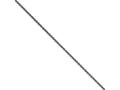 Chisel Stainless Steel 0.35mm  Oxidized Chain Necklace