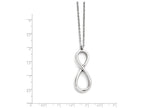 FJC Finejewelers Stainless Steel Polished Infinity Symbol Necklace