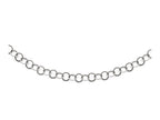 Chisel Stainless Steel Polished 6mm Circle Link Necklace