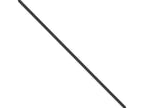 Chisel Stainless Steel Polished Black Ip-plated 2.25mm Round Curb Chain Necklace