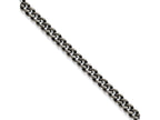 Chisel Stainless Steel 9.25mm Oxidized Curb Chain Necklace