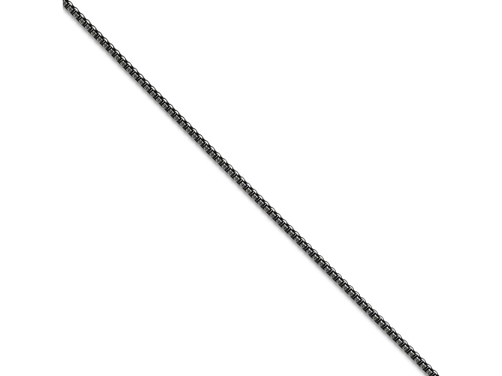 Chisel Stainless Steel 2.25mm Antiqued Chain Necklace