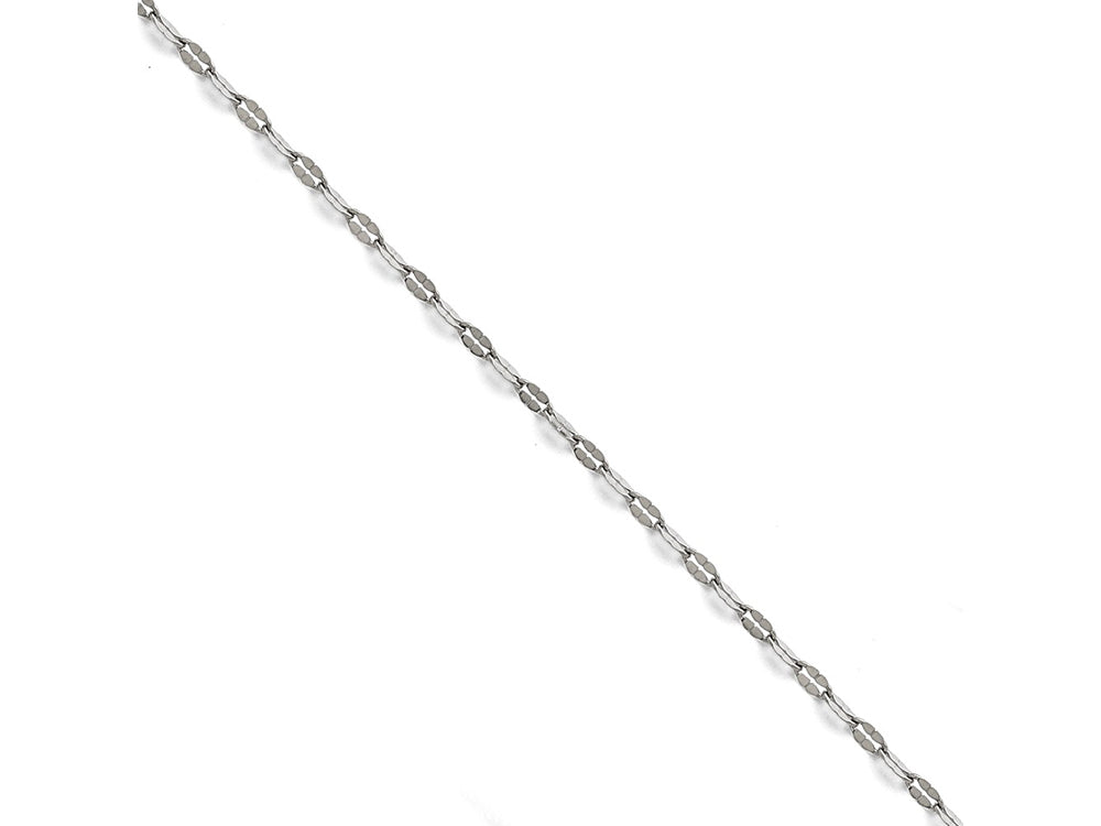 Chisel Stainless Steel Polished Fancy Link Chain Bracelet