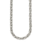 Chisel Stainless Steel Brushed and Polished Necklace - 20 inches