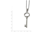 Chisel Stainless Steel Polished Key Necklace