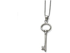 Chisel Stainless Steel Polished Key Necklace