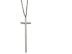 Chisel Stainless Steel Cross Necklace on a 30 inch chain