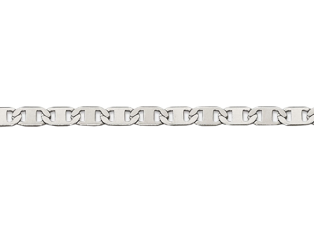 Chisel Stainless Steel Polished 5.00mm Anchor Chain Necklace