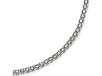 Chisel Stainless Steel Polished 3.10mm  Fancy Double Link Chain Necklace