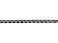 Chisel Stainless Steel Antiqued And Polished 3.9mm Rounded Box Chain Necklace