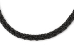 Chisel Stainless Steel Polished Black Ip-plated 24in Necklace