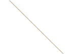 Chisel White and Yellow Rhodium over Brass 1.20mm 2 color plated Fancy Chain Necklace - 16 inches