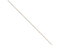Chisel White and Yellow Rhodium over Brass 1.20mm 2 color plated Fancy Chain Necklace - 20 inches