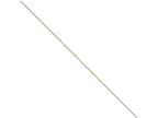 Chisel White and Yellow Rhodium over Brass 1.20mm 2 color plated Fancy Chain Necklace - 20 inches