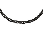 Chisel Stainless Steel Brushed Black Ip Link Necklace